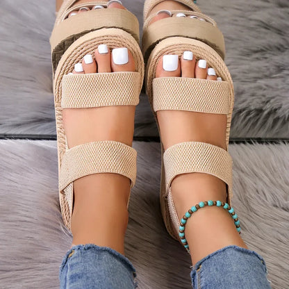 Celestia™  – Sandales Compensées Minimalistes pour Femme