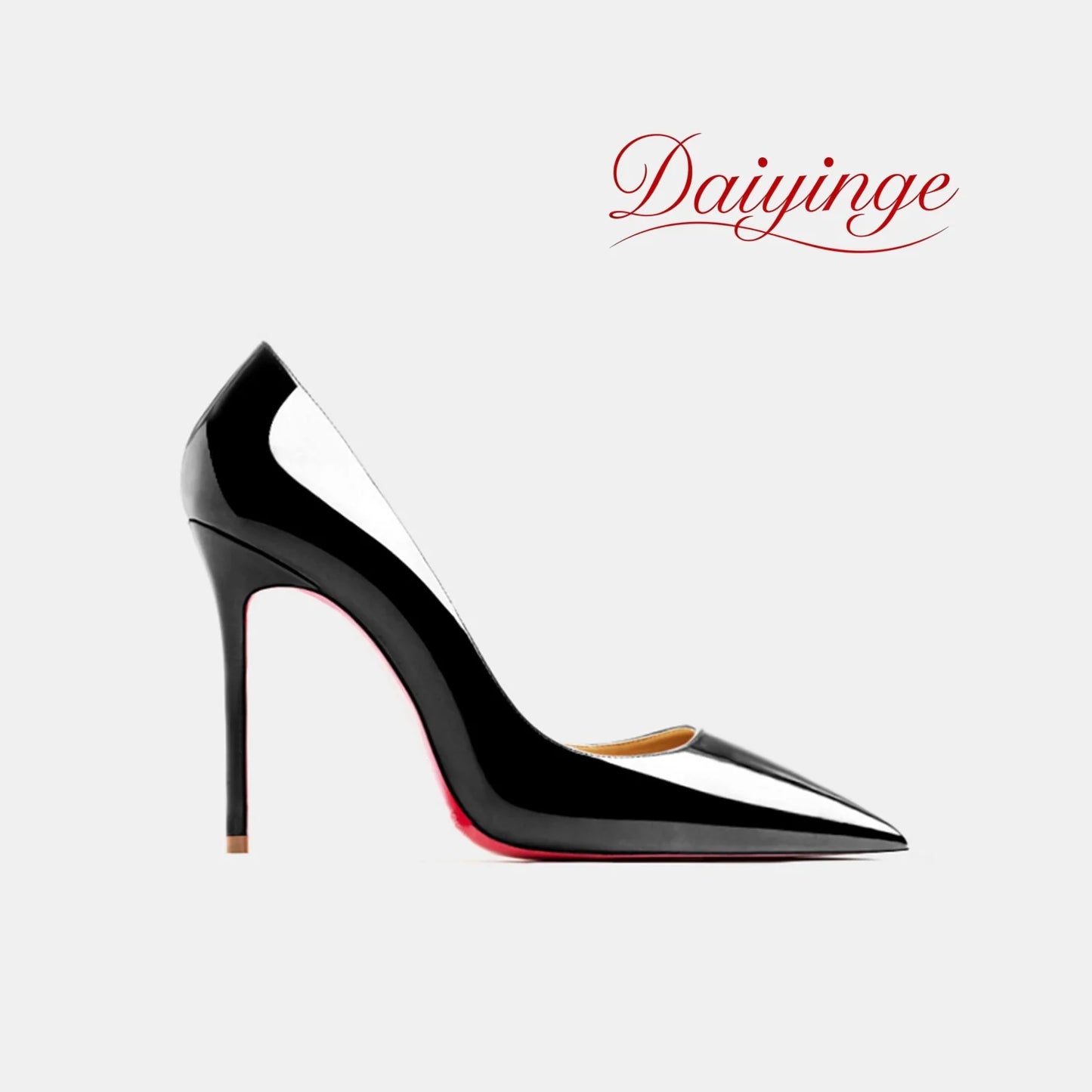 PointeChic — Escarpins Stiletto Cuir Verni Talon Haut Femme
