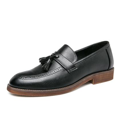 LeatherStep Élite — Chaussures en Cuir Véritable pour Homme
