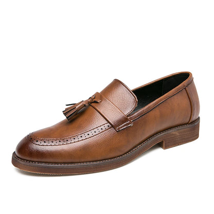 LeatherStep Élite — Chaussures en Cuir Véritable pour Homme