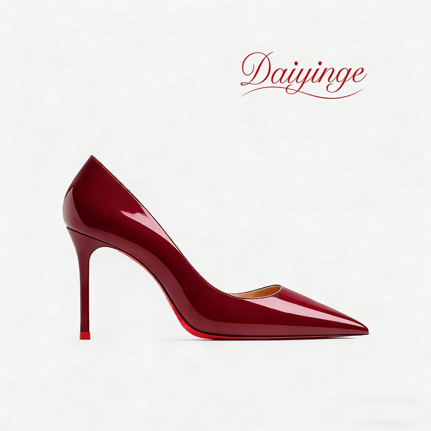 PointeChic — Escarpins Stiletto Cuir Verni Talon Haut Femme