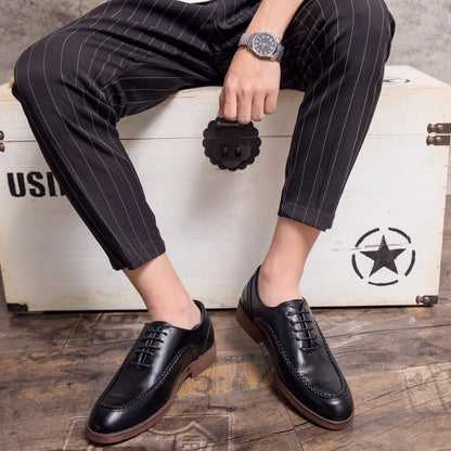 LeatherStep Élite — Chaussures en Cuir Véritable pour Homme