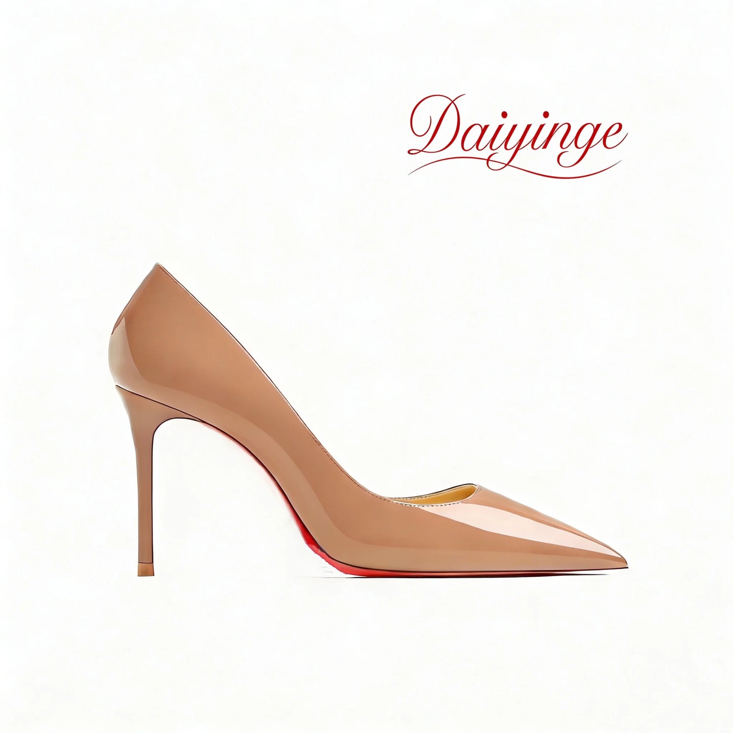 PointeChic — Escarpins Stiletto Cuir Verni Talon Haut Femme
