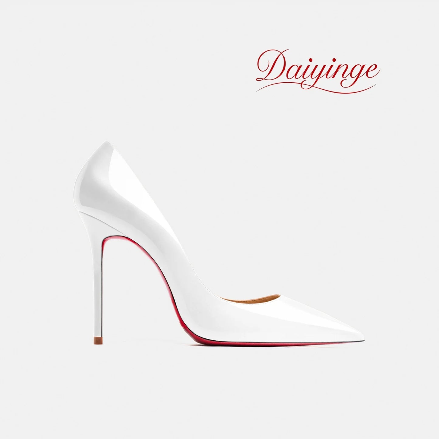 PointeChic — Escarpins Stiletto Cuir Verni Talon Haut Femme