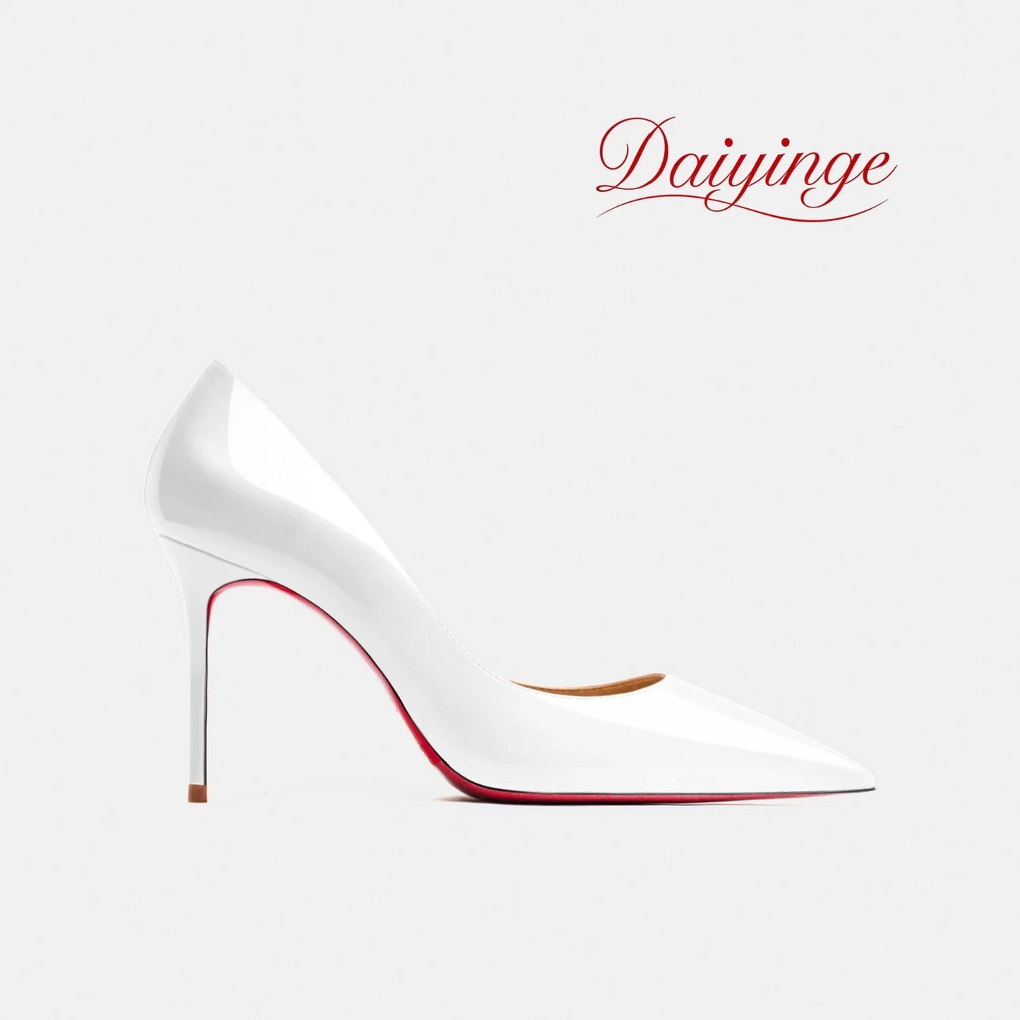 PointeChic — Escarpins Stiletto Cuir Verni Talon Haut Femme