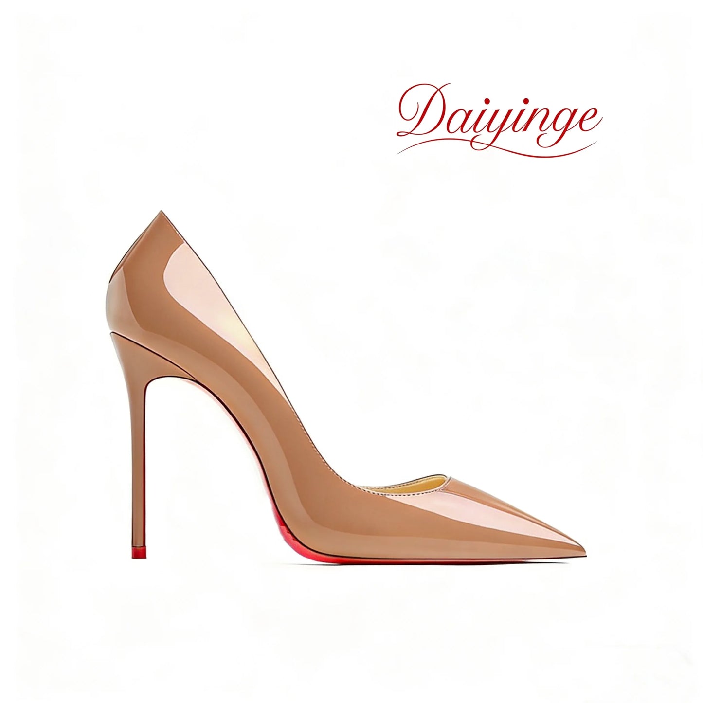 PointeChic — Escarpins Stiletto Cuir Verni Talon Haut Femme