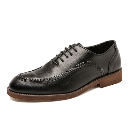 LeatherStep Élite — Chaussures en Cuir Véritable pour Homme