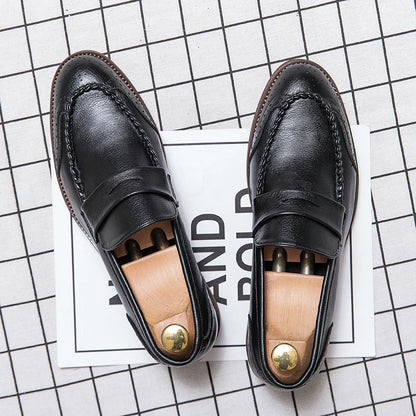 LeatherStep Élite — Chaussures en Cuir Véritable pour Homme