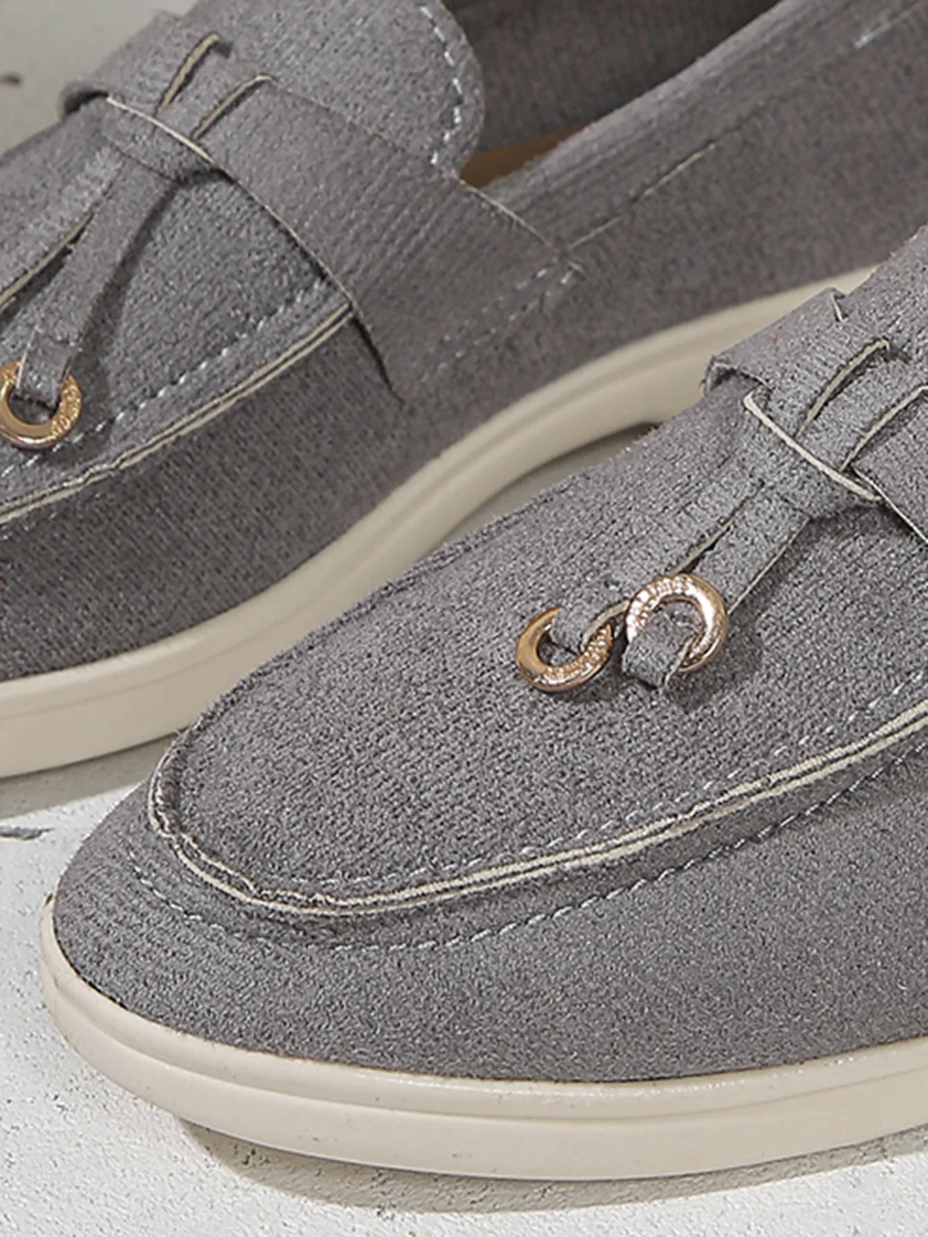 VelvetStep Femme — Mocassins Slip-On Velours Toutes Saisons
